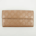 Gucci Pink Guccisima Leather Long Wallet #2634 by Bolt Boutique
