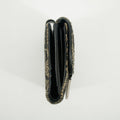 Christian Dior Black Trotter Saddle Canvas x Leather Compact Wallet -SKU #2635 by Bolt Boutique