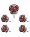 MASCOT HARDWARE Tomatoed 1-29/50 in. Red Cabinet Knob (Pack Of 10) by Vanessa Jane