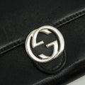 Gucci Black Interlocking G Leather Long Wallet #2636 by Bolt Boutique