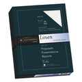 Southworth 25% Cotton Linen Business Paper, 32 lb Bond Weight, 8.5 x 11, White, 250/Pack