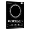 Astrobrights Color Cardstock, 65 lb Cover Weight, 8.5 x 11, Eclipse Black, 100/Pack