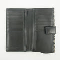 Christian Dior Black Trotter Saddle Canvas x Leather Double Hook Long Wallet #2637 by Bolt Boutique