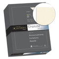 Southworth Granite Specialty Paper, 24 lb Bond Weight, 8.5 x 11, Ivory, 500/Ream