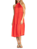 Trina Turk Immeasurable Halterneck Midi Dress, Size Small by Vanessa Jane