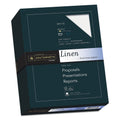 Southworth 25% Cotton Linen Business Paper, 91 Bright, 24 lb Bond Weight, 8.5 x 11, White, 500/Ream