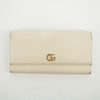 Gucci Ivory GG Marmont Leather Long Wallet #2638