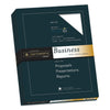 Southworth 100% Cotton Business Paper, 95 Bright, 32 lb Bond Weight, 8.5 x 11, White, 250/Pack