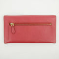 Prada Pink Saffiano Leather Letter Long Wallet #2639 by Bolt Boutique