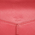 Prada Pink Saffiano Leather Letter Long Wallet #2639 by Bolt Boutique
