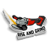 Rise and Grind - Hard Hat Decal
