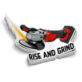 Rise and Grind - Hard Hat Decal by Armed American Supply