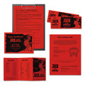 Astrobrights Color Paper, 24 lb Bond Weight, 8.5 x 11, Re-Entry Red, 500 Sheets/Ream