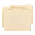Smead Manila File Folders, 1/3-Cut Tabs: Assorted, Letter Size, 0.75" Expansion, Manila, 24/Pack