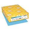 Astrobrights Color Cardstock, 65 lb Cover Weight, 8.5 x 11, Lunar Blue, 250/Pack