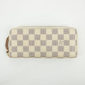 Louis Vuitton Damier Azur Portefeuille Clemence Round Zipper Long Wallet #2642 by Bolt Boutique