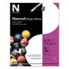 Neenah Bright White Card Stock, 96 Bright, 65 lb Cover Weight, 8.5 x 11, 250/Pack
