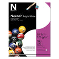 Neenah Bright White Card Stock, 96 Bright, 65 lb Cover Weight, 8.5 x 11, 250/Pack