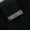 Gucci Black GG Canvas x Leather Compact Wallet #2643 by Bolt Boutique