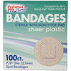 Preferred Plus Pharmacy Bandages Sterile Sheer Plastic Spot