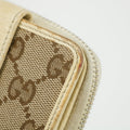Gucci Brown GG Canvas Double Hook Compact Wallet #2644 by Bolt Boutique