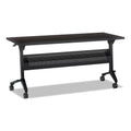 Safco Flip-n-Go Table Top, Rectangular, 48w x 18d, Mocha