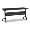 Safco Flip-n-Go Table Top, Rectangular, 48w x 24d, Mocha