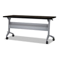 Safco Flip-n-Go Table Top, Rectangular, 60w x 24d, Mocha