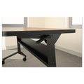 Safco Flip-n-Go Table Base, 70.5w x 21.25d x 27.88h, Black