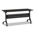 Safco Flip-n-Go Table Top, Rectangular, 60w x 24d, Mocha