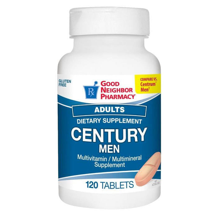 Silver Rod Pharmacy GNP Century Adult Men Multivitamin 120 Tablets by Pasteur Pharmacy