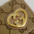 Gucci Brown Lovely Heart GG Canvas Long Wallet #2646 by Bolt Boutique