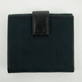 Gucci Black GG Canvas x Leather Compact Wallet #2647 by Bolt Boutique