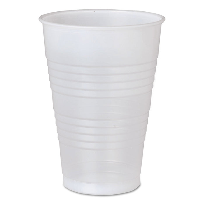 Dart High-Impact Polystyrene Cold Cups, 16 oz, Translucent, 50/Pack