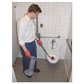 Unger Ergo Toilet Bowl Brush Complete: Wand, Brush Holder and Two Heads, Gray