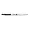 Zebra M-301 Mechanical Pencil, 0.5 mm, HB (#2.5), Black Lead, Steel/Black Accents Barrel, Dozen
