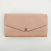 Louis Vuitton Pink Monogram Empreinte Portefeuille Sarah Wallet  #2650