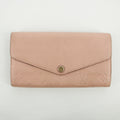 Louis Vuitton Pink Monogram Empreinte Portefeuille Sarah Wallet #2650 by Bolt Boutique