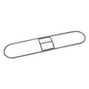 Boardwalk Clip-On Dust Mop Frame, 18w x 5d, Zinc Plated