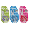 Westcott Ergo Jr. Kids' Scissors, Pointed Tip, 5" Long, 1.5" Cut Length, Randomly Assorted Straight Handles