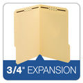 Pendaflex Top Tab Fastener Folder, 2 Fasteners, Legal Size, Manila Exterior, 50/Box