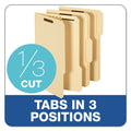 Pendaflex Top Tab Fastener Folder, 2 Fasteners, Legal Size, Manila Exterior, 50/Box
