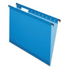 Pendaflex SureHook Hanging Folders, Letter Size, 1/5-Cut Tabs, Blue, 20/Box