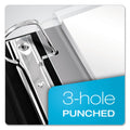 Cardinal Expanding Zipper Binder Pockets, 8.5 x 11, Clear, 3/Pack