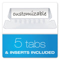 Pendaflex Desktop File With Hanging Folders, Letter Size, 6" Long, Blue