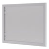 HON BL Series Hutch Doors, Glass, 13.25w x 17.38h, Silver/Frosted