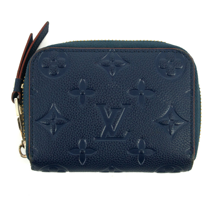 Louis Vuitton Navy Monogram Empreinte Zippy Coin Case #2657 by Bolt Boutique