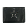 Givenchy Black Leather Star Clutch Bag #2661
