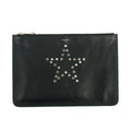 Givenchy Black Leather Star Clutch Bag #2661 by Bolt Boutique