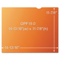 3M Gold Frameless Privacy Filter for 19" Monitor